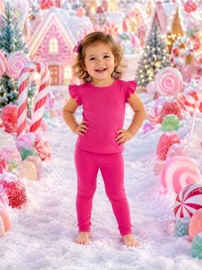 Ellie K’s Dark Pink Bamboo Pajama Set — NWOT  Beautiful Ellie K’s pajama set in